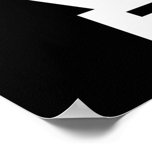 Love Print Black (Hoek)