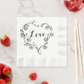 Love Print Design Servet (Insitu)