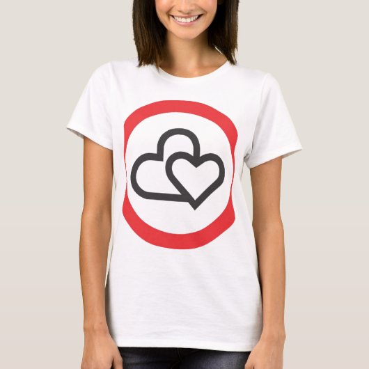 Love Print T-shirt (Voorkant)
