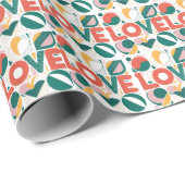 LOVE print Valentijnsdag Liefde Inpakpapier (Rol Hoek)