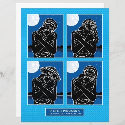 Love & Protect_Flat Paper Specificaties 8,5"x11" (Voorkant / Achterkant)