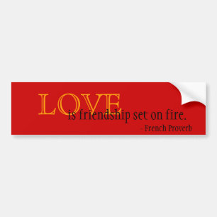 Love Proverb Bumpersticker