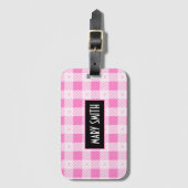 Love Pset Modern Roze Collectie Bagagelabel (Voorkant (verticaal))