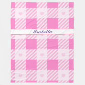 Love Pset Modern Roze Collectie Fleece Deken (Voorkant)