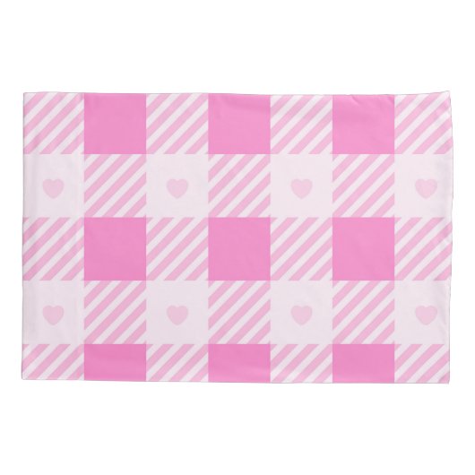 Love Pset Modern Roze Collectie Kussensloop (Achterkant)