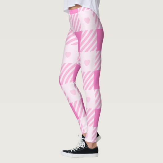 Love Pset Modern Roze Collectie Leggings (Links)