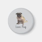 Love Pug Magneet (Voorkant)