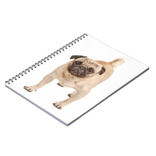 Love Pug Puppy Dog Notebook/Journal Notitieboek (Linkerzijde)