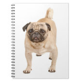 Love Pug Puppy Dog Notebook/Journal Notitieboek (Voorkant)