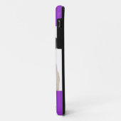 Love Pug Puppy Dog Paarse iPhone 5 Hoesje Hoesje (Achterkant/links)