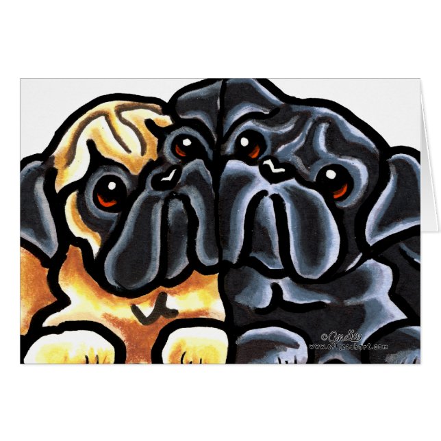 Love Pugs (Voorkant Horizontaal)