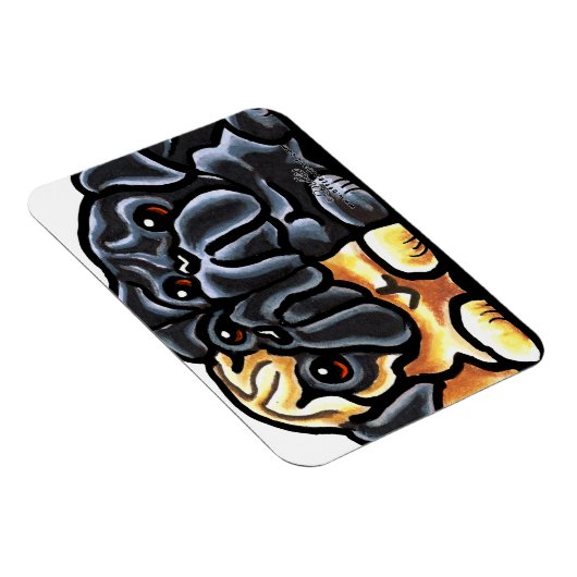 Love Pugs Magneet (Rechterzijde)