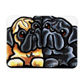 Love Pugs Magneet (Horizontaal)