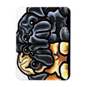 Love Pugs Magneet (Verticaal)