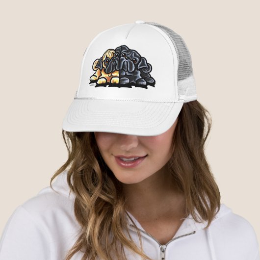 Love Pugs Trucker Pet (In situ)