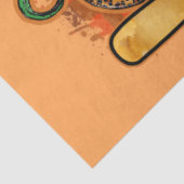 Love Pumpkin Autumn Customize Color Tissue Paper Tissuepapier (Detail)