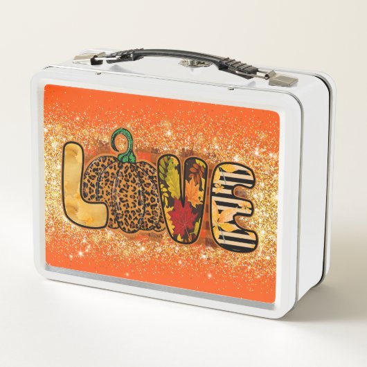 Love Pumpkin Autumn Customize Text and Color (Achterkant)