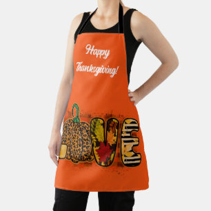 Love Pumpkin Autumn Customize Text and Color Schort