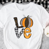 Love Pumpkin Herfst T-shirt