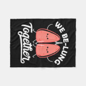 Love Pun Resratory Therast We Belung Together Vale Fleece Deken (Voorkant (Horizontaal))