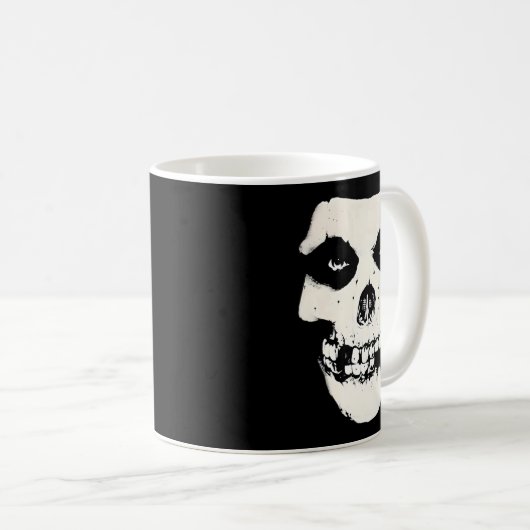 Love Punk Skull Band Funny Music Design Koffiemok (Voorkant rechts)