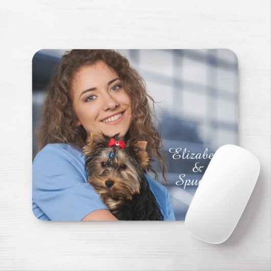 Love Puppy Dog Pet Animal Photo Personalize Muismat (Met muis)