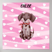 "LOVE PUPPY" MET POSTER VAN DE KIJK EN DE WITTE HO (Voorkant)