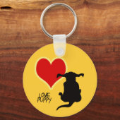 Love Puppy sleutelhanger (Voorkant)