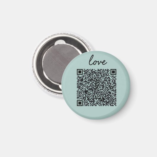 Love QR-code Magneet (Voorkant / Achterkant)