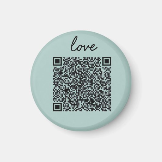 Love QR-code Magneet (Voorkant)