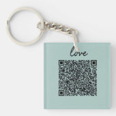 Love QR-code Sleutelhanger (voorkant)