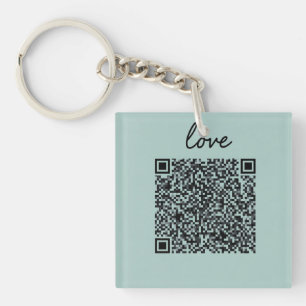 Love QR-code Sleutelhanger