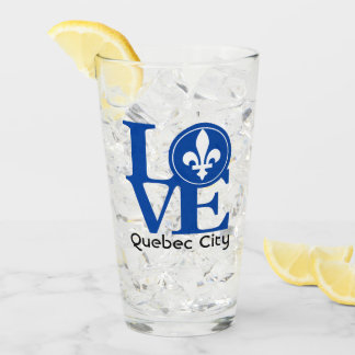 LOVE Quebec City Glas
