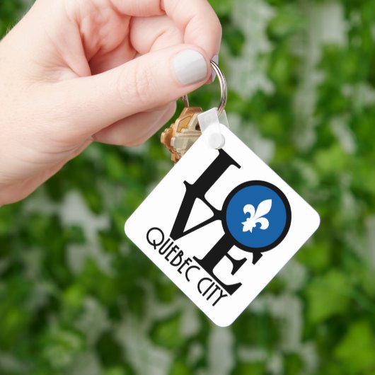 LOVE Quebec City Sleutelhanger (Hand)