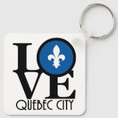 LOVE Quebec City Sleutelhanger (Achterkant)