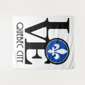 LOVE Quebec City Wandkleed (Voorkant (horizontaal))