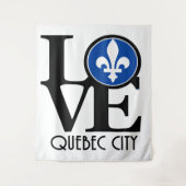LOVE Quebec City Wandkleed (Voorkant)