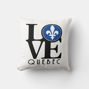 LOVE Quebec Kussen