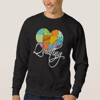 Love Quilting Heart Quilting Trui