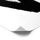 Love Quote Art|Modern Paint Monochrome Simple Poster (Hoek)