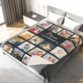 Love Quote Black 18 Photo Collage Sherpa Deken