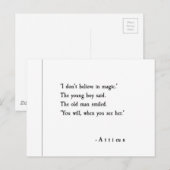 Love Quote Briefkaart (Voorkant / Achterkant)