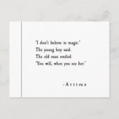 Love Quote Briefkaart (Voorkant)