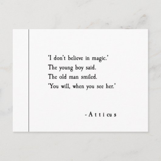 Love Quote Briefkaart (Voorkant)