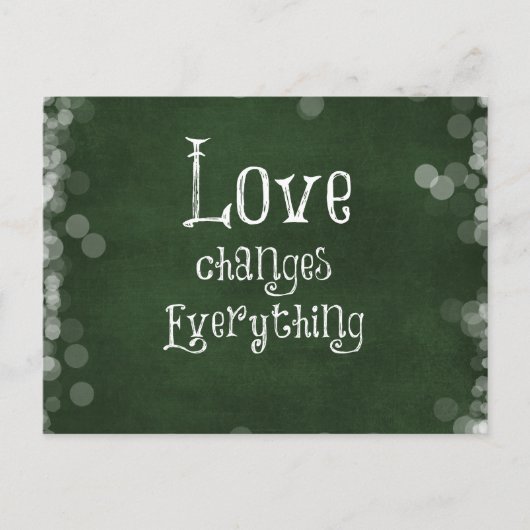 Love Quote Briefkaart (Voorkant)