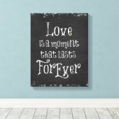 Love Quote Canvas Afdruk (Insitu (Houten vloer))