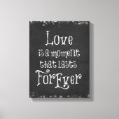 Love Quote Canvas Afdruk (Voorkant)
