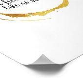 Love Quote Coffee Stain Wall Art Poster (Hoek)