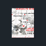 Love Quote for Wife Birthday, Wife Couple Wedding Canvas Afdruk<br><div class="desc">Love Quote for Wife Birthday,  Wife Couple Wedding Gift</div>
