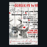 Love Quote for Wife Birthday, Wife Couple Wedding Foto Afdruk<br><div class="desc">Love Quote for Wife Birthday,  Wife Couple Wedding Gift</div>